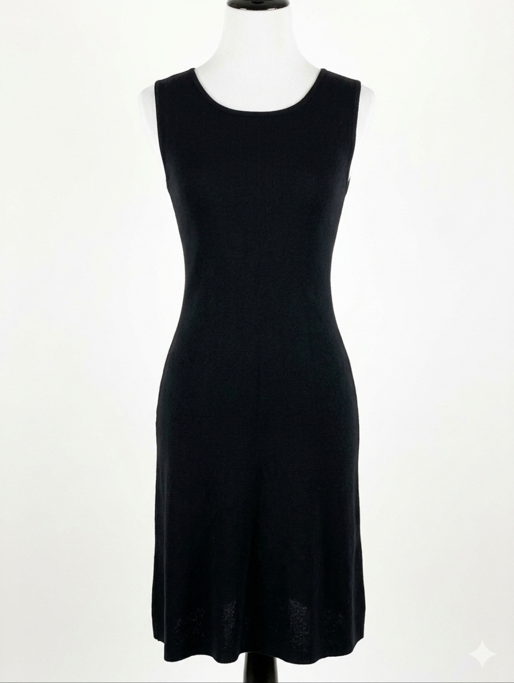 NWOT Organic Cotton Black Knit Dress by Under The Canopy